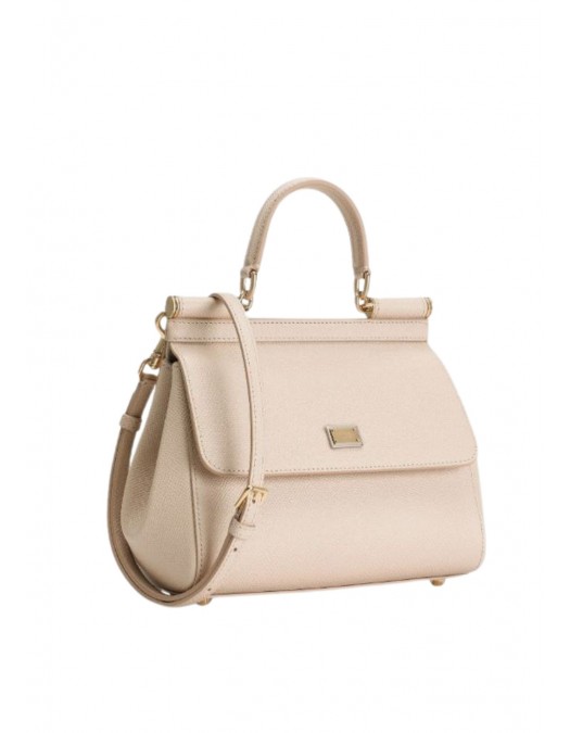 GEANTA DOLCE & GABBANA, Sicily Handbag, Medium, Cream Somon - BB6003B100180414UNI GEANTA DOLCE & GABBANA, Sicily Handbag, Medium, Cream Somon - BB6003B100180414UNI